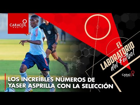 Laboratorio del Fútbol: Los increíbles números de Yaser Asprilla con la Selección Colombia