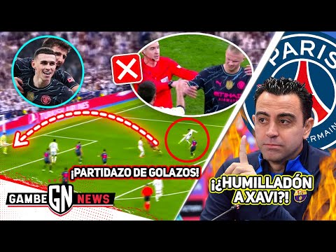 ¡CACHETEAN A HAALAND!¡VALVERDE y FODEN con GOLAZOS DE OTRO MUNDO en CHAMPIONS!l PSG HUMILLA a XAVI