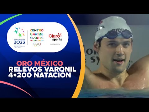 Me?xico se cuelga la medalla de oro en relevos 4×200 libres varonil en San Salvador 2023