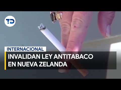 Nueva Zelanda invalidan ley que prohíbe venta de tabaco