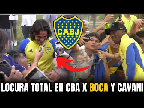 ?Locura total en  Córdoba por Boca y Cavani!!!