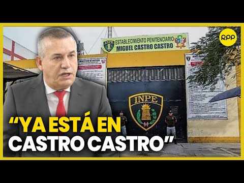 Daniel Urresti fue internado en el penal Castro Castro para cumplir sentencia por caso Hugo Bustíos