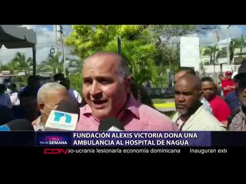 Fundación Alexis Victoria dona una ambulancia al Hospital de Nagua