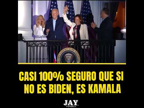 Casi 100% seguro que si no es Biden, es Kamala