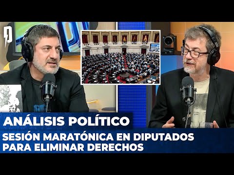 Sesión maratónica en Diputados para eliminar derechos