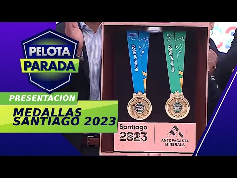 Se presentaron las medallas de Santiago 2023 - Pelota Parada