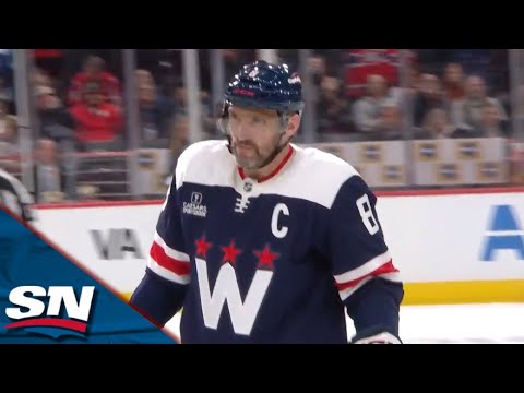 Capitals Alex Ovechkin Scores 10th Goal Of Season Off Perfect Dylan Strome Pass