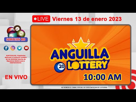 Anguilla Lottery en VIVO ? Viernes 13 de enero 2023 - 10:00 AM