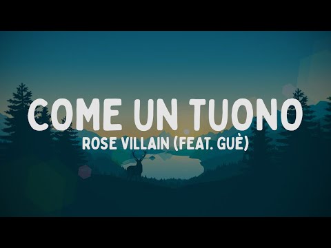 Rose Villain - COME UN TUONO feat. Guè (Testo/Lyrics)