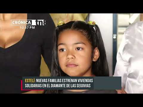 Familias de Estelí son beneficiadas con viviendas solidarias - Nicaragua
