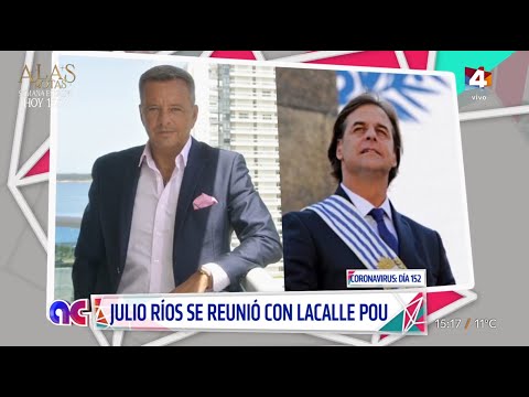 Algo Contigo - Julio Ríos se reunió con el presidente Lacalle Pou