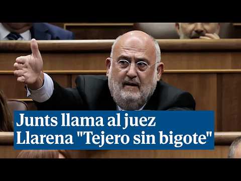 El portavoz de Junts en el Senado llama al juez Llarena Tejero sin bigote