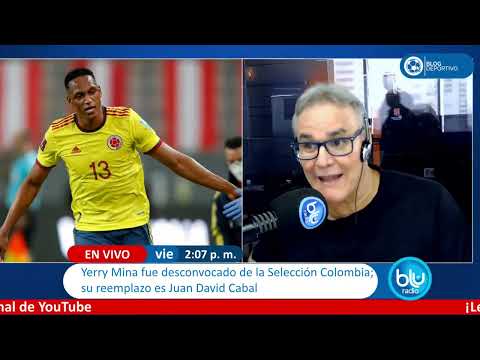 Yerry Mina fue desconvocado de la Selección Colombia: Su remplazo es Juan David Caval