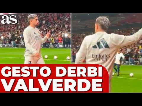 El APLAUDIDO GESTO de FEDE VALVERDE con la GRADA del ATLETI que captó DAZN