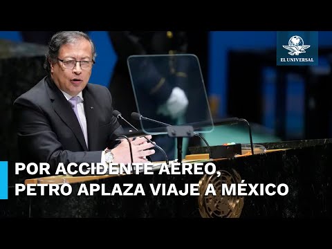 Gustavo Petro, aplaza su viaje a México por accidente de helicóptero de la Fuerza Aérea