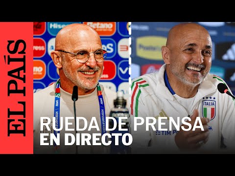 DIRECTO | Rueda de prensa de los seleccionadores de España e Italia posterior al partido | EL PAÍS