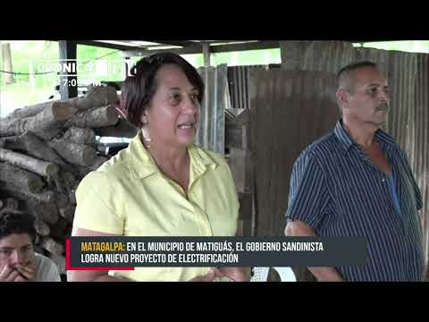 Inauguran proyecto de electrificación en Matiguás - Nicaragua