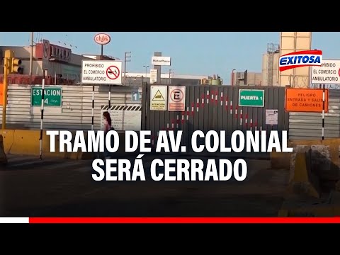 Bellavista: Tramo de la Av. Colonial será cerrado por obras de la Línea 2 del Metro