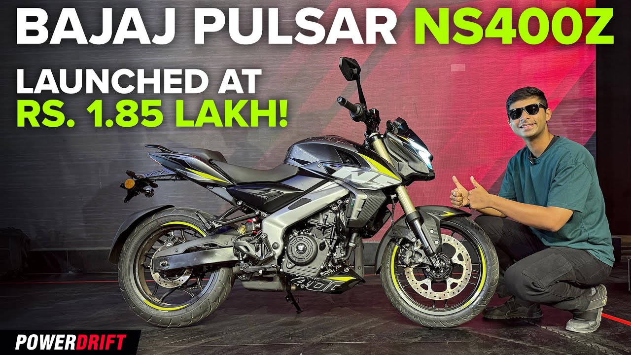 New Bajaj Pulsar NS400Z Priced At ?1.85 Lakh | PowerDrift QuickEase