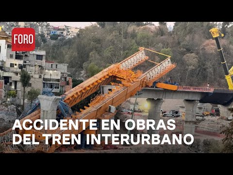 ¿Qué pasó en obras del Tren Interurbano México-Toluca? - Las Noticias
