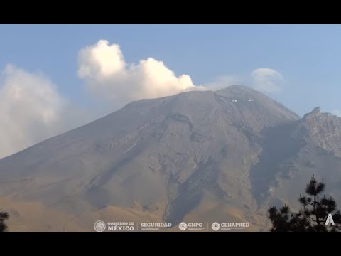 #Popocatépetl | Comienza la actividad fuerte ? #Envivo