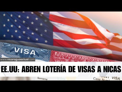 Nicaragüenses podrán aplicar a la lotería de visas de EE.UU, serán 55 mil