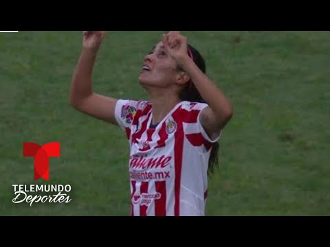 Goal Carolina Jaramillo - Chivas Femenil vs Tigres Femenil 1-1 | Telemundo Deportes