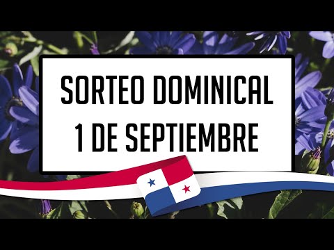 Resultados Lotería de Panamá Domingo 1 de Septiembre de 2024 - Lotería nacional de Panamá de hoy