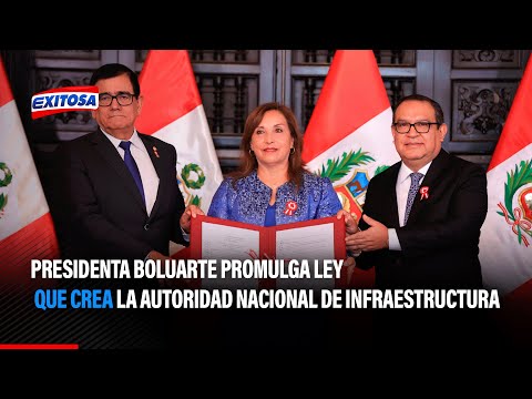 Presidenta Boluarte promulga ley que crea la Autoridad Nacional de Infraestructura
