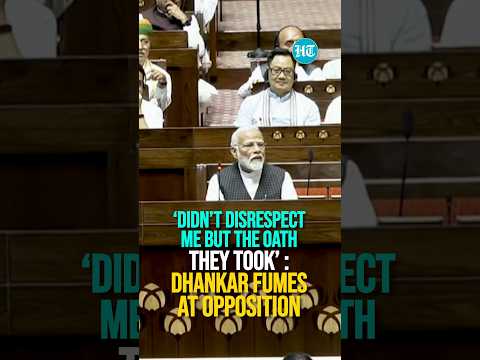 ‘Didn’t Disrespect Me But…’: Dhankar Fumes At Opposition Over Rajya Sabha Walkout