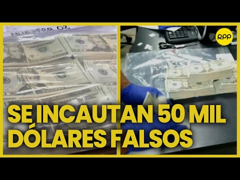 Desarticulan organización criminal dedicada a falsificación de dólares en Perú