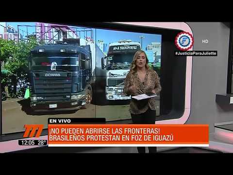 Brasileños piden reapertura de frontera en Foz de Iguazú