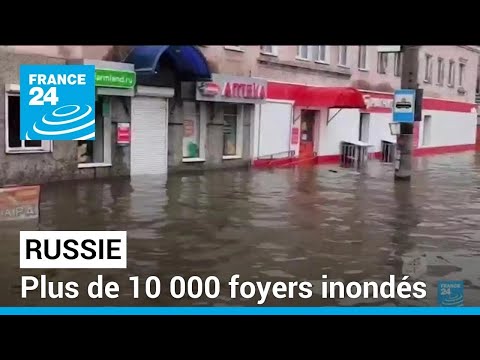 Russie : plus de 10 000 foyers inondés après la rupture d'un barrage • FRANCE 24