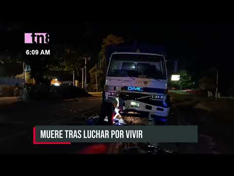 Fallece en Rivas tercera víctima de violento accidente de tránsito