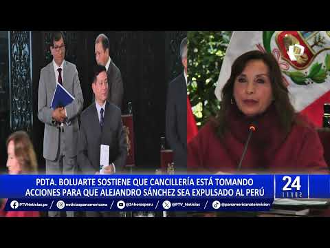 Dina Boluarte sobre Alejandro Sánchez: Tiene que rendir cuentas en territorio peruano