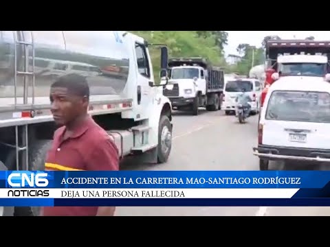 DE ÚLTIMO MINUTO! : ACCIDENTE EN LA CARRETERA MAO-SANTIAGO - CN6