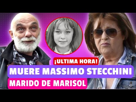 MUERE Massimo Stecchini MARIDO de PEPA FLORES “MARISOL”: ADIÓS a más de tres 30 AÑOS de AMOR