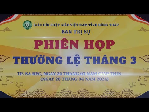 Video tư liệu: Bản tin tổng hợp các sự kiện tiêu biểu của Phật giáo tỉnh trong tháng 3 năm Giáp Thìn