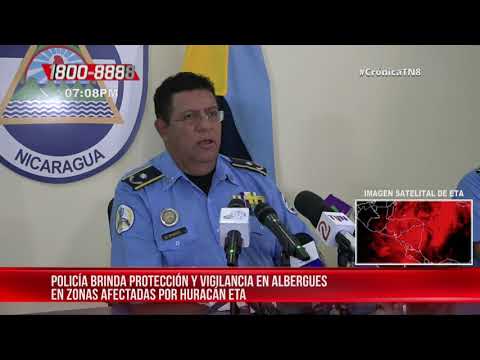 Policía Nacional brinda informe sobre acciones ante huracán Eta – Nicaragua