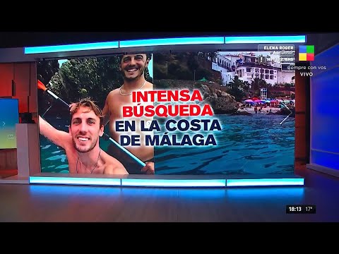 INTENSA BÚSQUEDA de DOS ARGENTINOS en MÁLAGA: FUERON a hacer PADDLE SURF y DESAPARECIERON