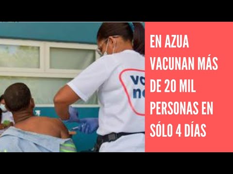 Reportan más de 20 mil vacunados contra la COVID-19 en 4 días durante Jornada de vacunación en Azua