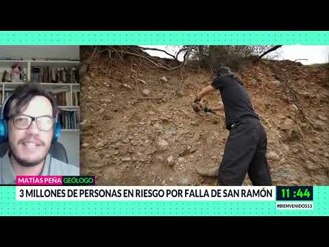 3 millones de personas en riesgo por falla de San Ramón | Bienvenidos | Canal 13