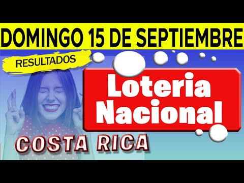 Sorteo Loteria Nacional del domingo 15 de septiembre del 2024