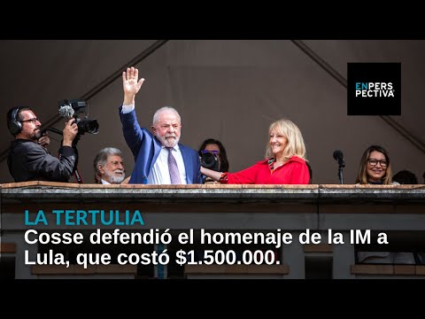 Cosse defendió el homenaje de la IM a Lula, que costó $1.500.000.