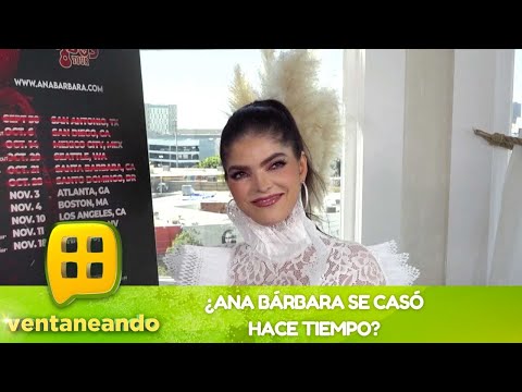 ¿Ana Bárbara se casó hace algunos años? | Programa del 2 de noviembre del 2023 | Ventaneando