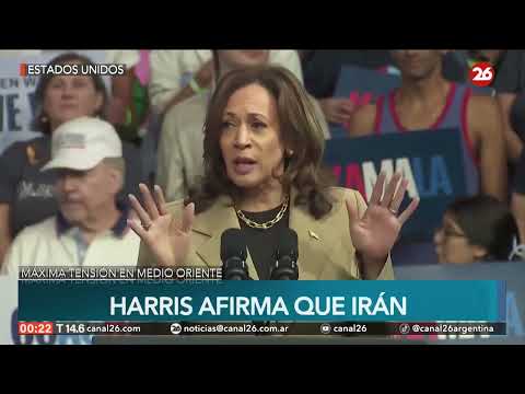 MEDIO ORIENTE | Kamala Harris ratifica su apoyo a Israel