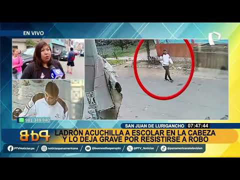¡Increíble valentía! Escolar se recupera tras incidente en San Juan de Lurigancho