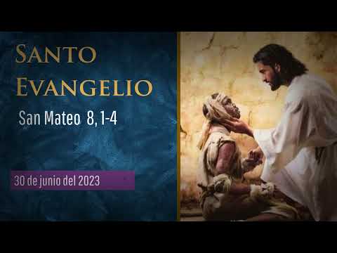 Evangelio del 30 de junio del 2023 según san Mateo 8, 1-4