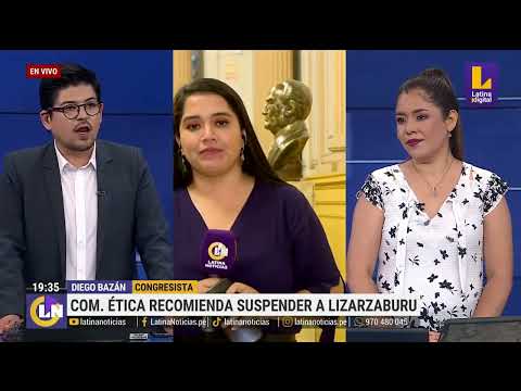 Comisión de Ética recomienda suspender a Juan Carlos Lizarzaburu