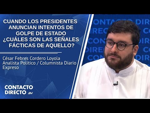 Entrevista con César Febres Cordero Loyola - Analista Político | Contacto Directo | Ecuavisa